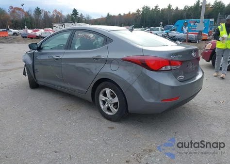 2014 Hyundai Elantra Se z USA, uszkodzony, nr VIN 5NPDH4AEXEH506280